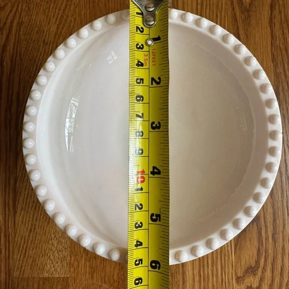 VINTAGE Jeanette Windsor Grand Millenial Pink Milk Glass Pedestal Dish - Picture 8 of 10